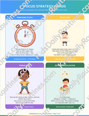 Homework Habit Builder — From Homework Battles to Study Skills in 7 Days [Ages 6–12]