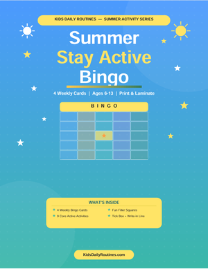 Summer Bingo Bundle — Stay Sharp + Stay Active