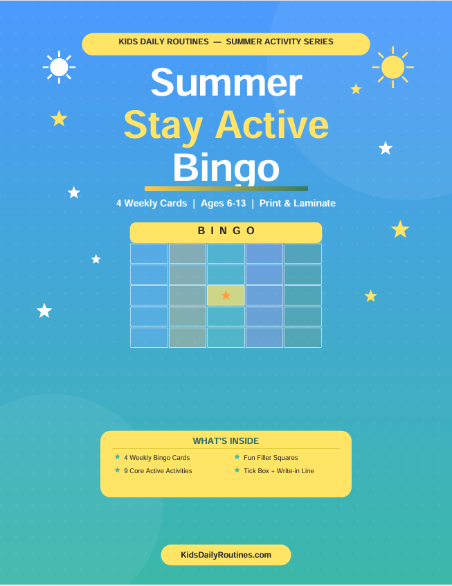 Summer Bingo Bundle — Stay Sharp + Stay Active