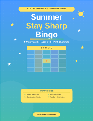 Summer Bingo Bundle — Stay Sharp + Stay Active