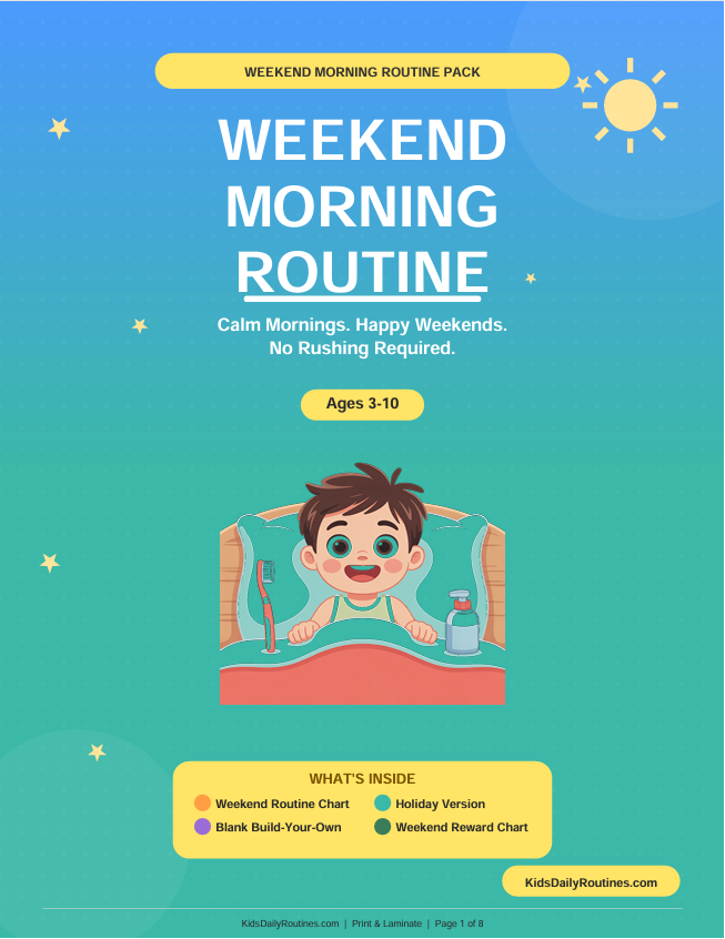 Weekend Morning Routine — Calm Mornings, Happy Weekends, No Rushing Required [Ages 3–10]