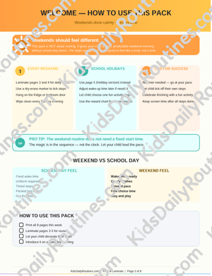 Weekend Morning Routine — Calm Mornings, Happy Weekends, No Rushing Required [Ages 3–10]